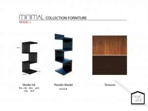 minimal collection forniture - model 1 3D Model
