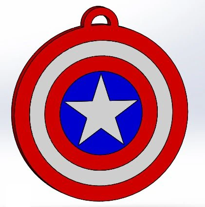 captain america 3D Print Model .c4d .max .obj .3ds .fbx .stl .blend 