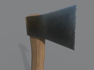 simple axe Model 3D