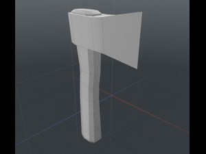 simple axe Model 3D