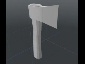 simple axe 3D Model