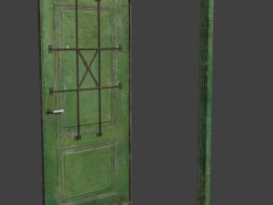 door old pbr 3D 모델