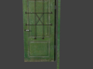 door old pbr Modelo 3D