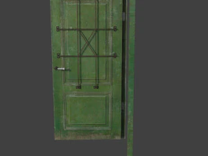 door old pbr 3D Model