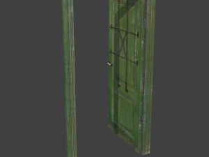 door old pbr 3D Model
