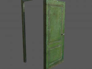 door old pbr Modelo 3D