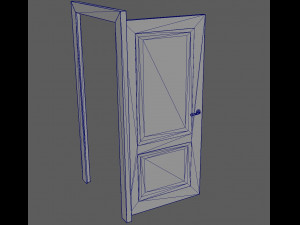 door old pbr Modelo 3D