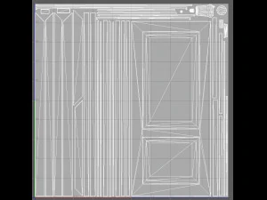 door old pbr 3D Model