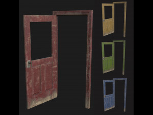 door old 2 pbr Modelo 3D