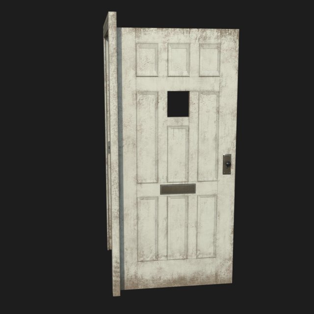 door old 3 pbr 3D 模型 .c4d .max .obj .3ds .fbx .stl .blend 
