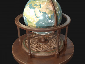 globe pbr 3D 모델