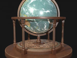 globe pbr 3D Model