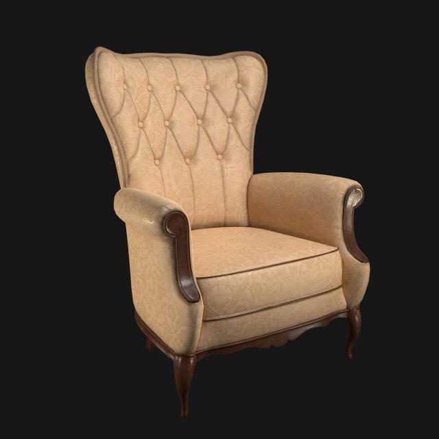 chair pbr Modelo 3D .c4d .max .obj .3ds .fbx .stl .blend 