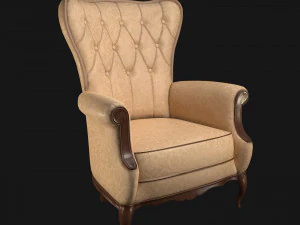 sandalye pbr 3D Model