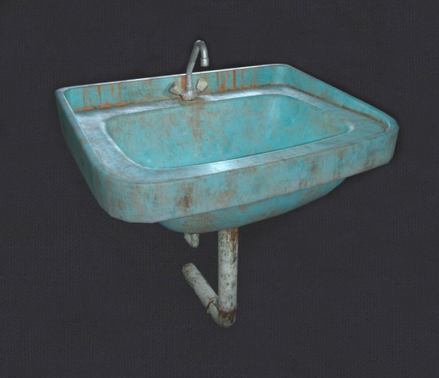 sink 3D Model .c4d .max .obj .3ds .fbx .stl .blend 