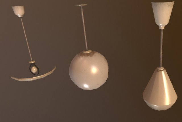 lamps 3D Model .c4d .max .obj .3ds .fbx .stl .blend 
