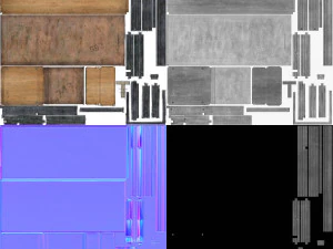स्कूल डेस्क कुर्सी 3D मॉडल