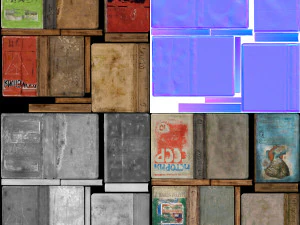 school books ussr 3D Model