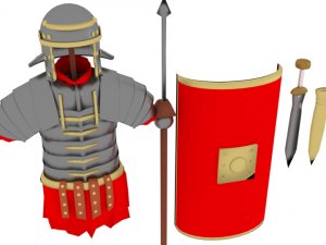 roman set 3D मॉडल