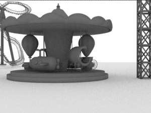 amusement park 3D 模型
