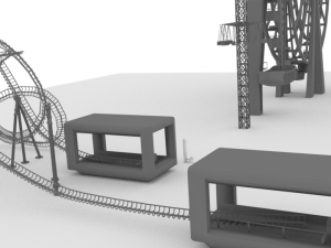 amusement park 3D 模型
