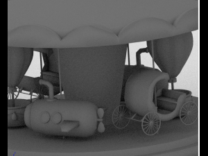 amusement park 3D 模型