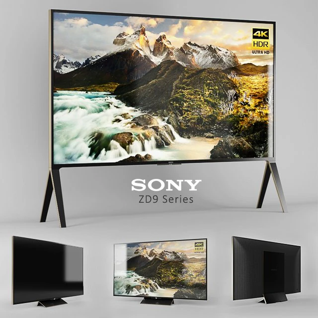 sony zd9 series 3d 3D Model .c4d .max .obj .3ds .fbx .stl .blend 