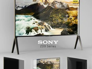 sony zd9 s&eacute;rie 3d Modelo 3D