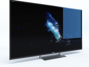 sony xe94 - xe93 led 4k ultra hd high dynamic range hdr smart tv android tv 3D Model