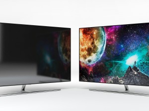 samsung qled 4k flat smart tv q7f Model 3D