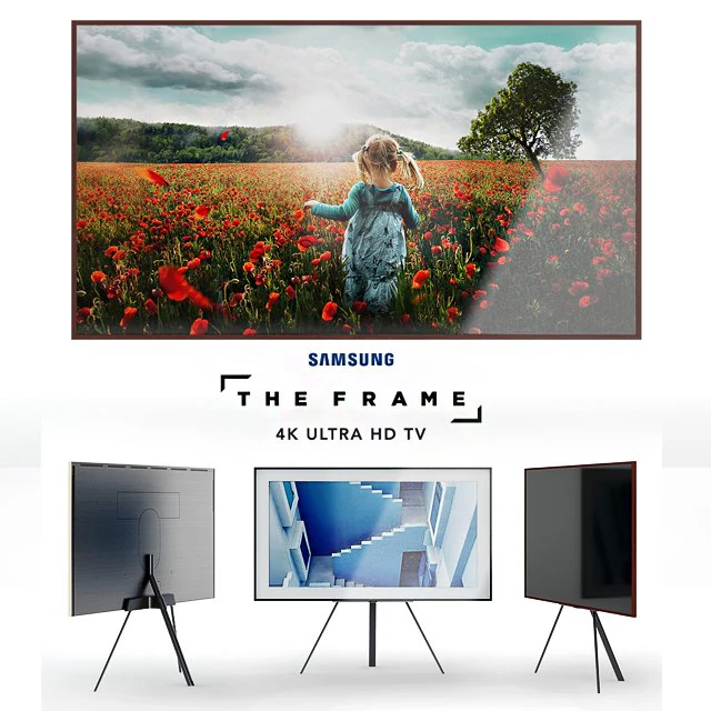 tv samsung frame 3d 4k ultra hd Modelo 3D .c4d .max .obj .3ds .fbx .stl .blend 
