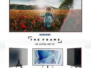 3d samsung frame 4k ultra hd tv 3D Model