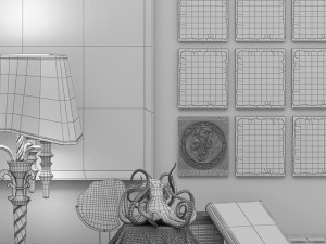visionnaire - windsor office room 3D Модель