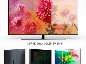 samsung q9f 4k smart qled tv 2018 - 55 65 and 75 inches 3D Model