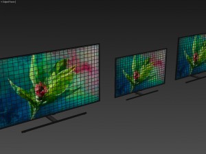 samsung q9f 4k smart qled tv 2018 - 55 65 and 75 inches Modelo 3D