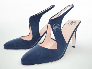 6 pairs of womens shoes 3D Model