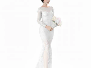 bride 3D Model