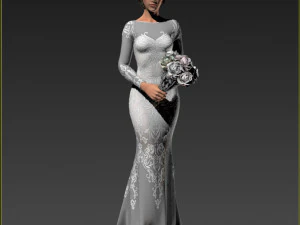 bride 3D Model