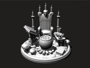 chair magician 3D 模型