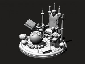 chair magician 3D 모델
