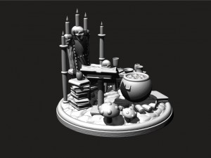 chair magician 3D 模型