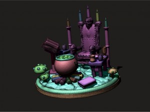 chair magician 3D 模型
