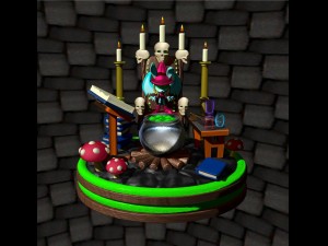 lamp fluor rabit magician 3D मॉडल