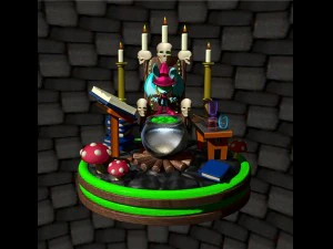 lamp fluor rabit magician 3D Model