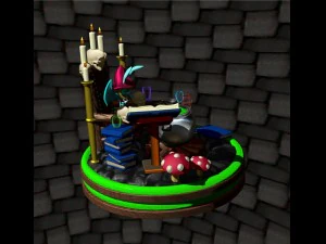 lamp fluor rabit magician 3D Model