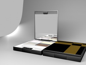 compact powder case Modelo 3D