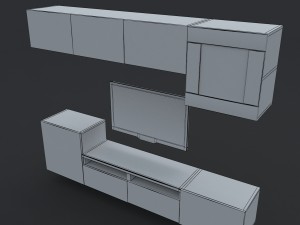 tv furniture 3D-Modell