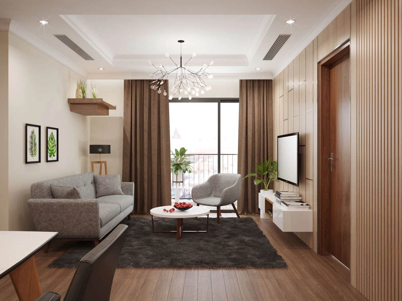 apartment livingroom 3D Model .c4d .max .obj .3ds .fbx .stl .blend 