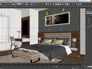 apartment bedroom Modello 3D