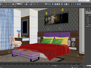 apartment bedroom Modello 3D